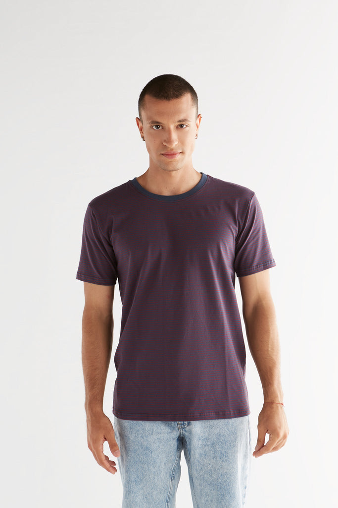 2218-056 | Men Basic T-Shirt - Indigo