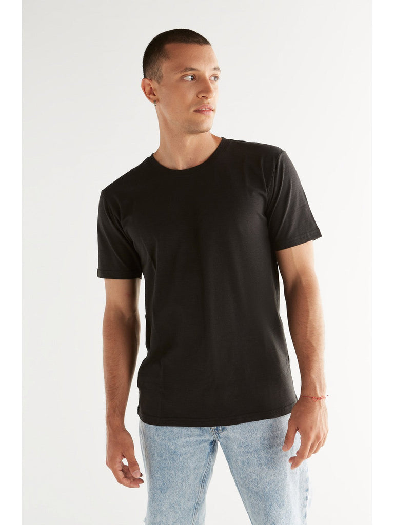 2224-021 | Herren T-Shirt Flammé - Schwarz