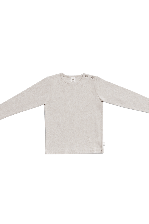 2248 | Baby Basic Langarmshirt - Beige-Melange