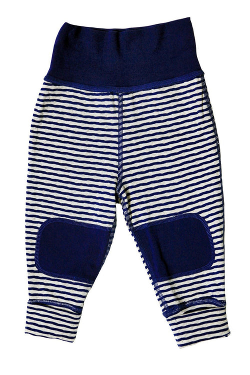 2257 | Baby Reversible Pant - Dark Blue-Beige Melange
