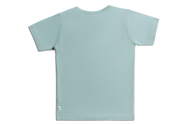 2285 | Baby Basic Short Sleeve - Blue Grey