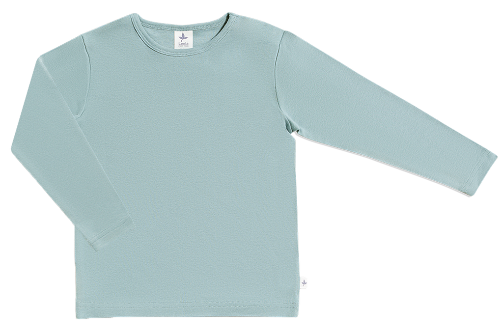 2286 | Baby Basic Langarmshirt - Taubenblau