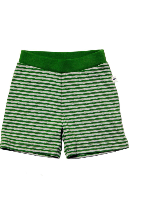 2294 | Baby Shorts - Forest Green/Beige Melange