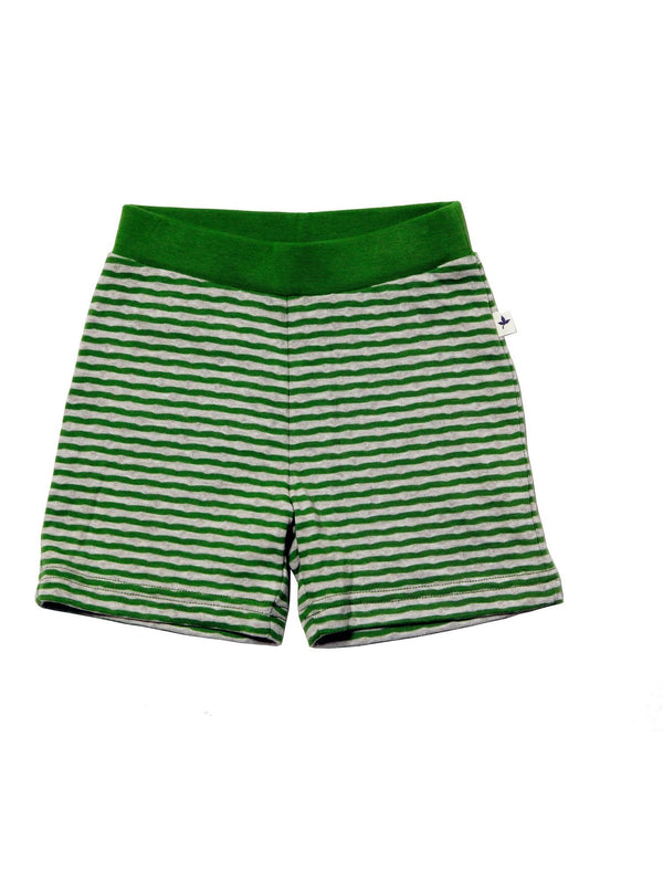 2294 | Baby Shorts - Forest Green/Beige Melange