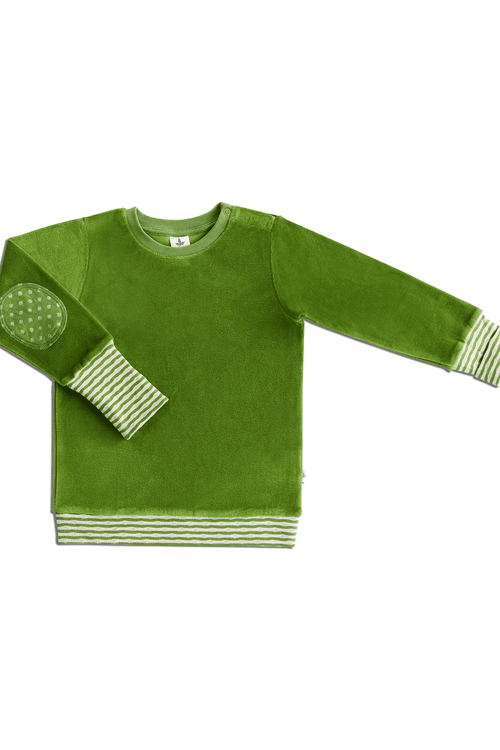 2297 | Baby Velvet Sweatshirt - Forest Green