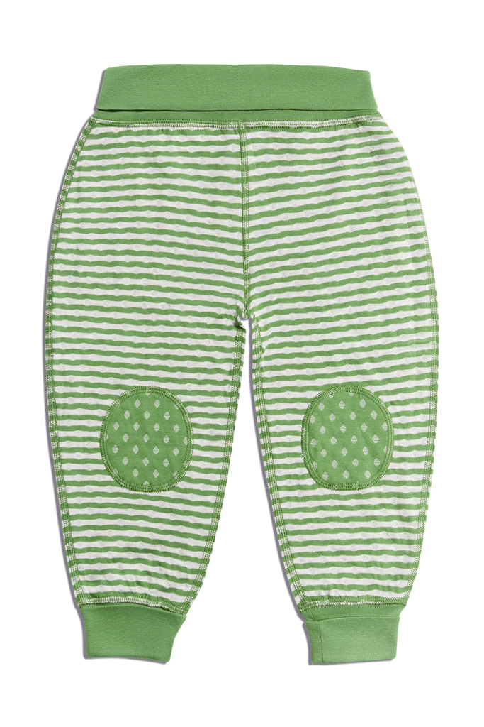 2299 | Kids Reversible Pants - Forest Green/Beige Melange