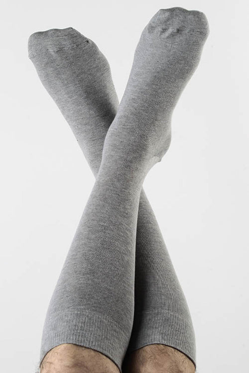 2304 | Stockings - Grey-Melange