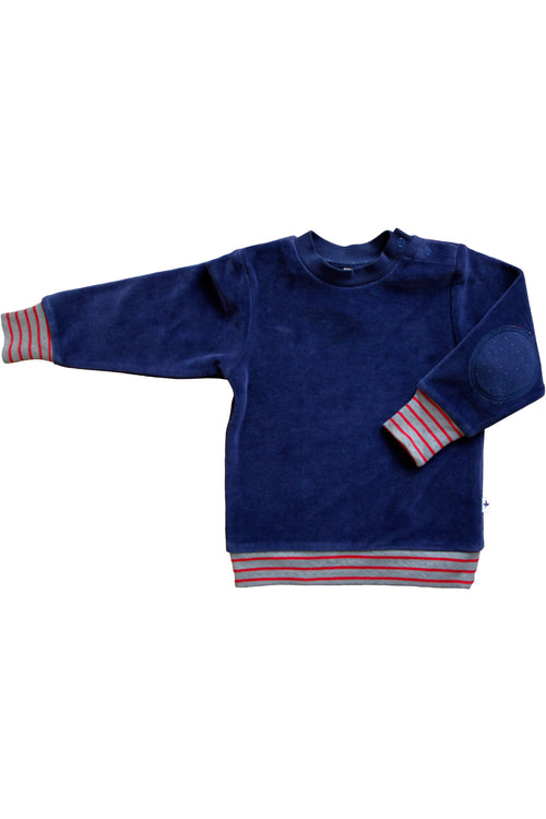 2337 | Baby Velvet Sweatshirt - Dark Blue