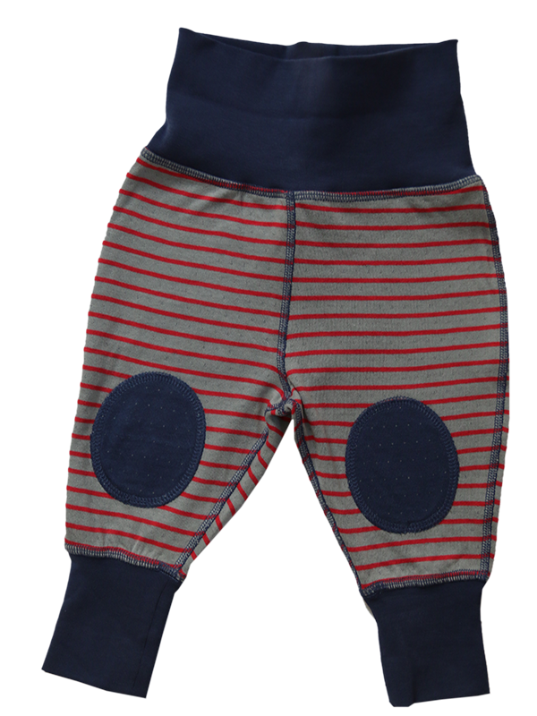 2359 | Kids Reversible Pants - Red-Grey