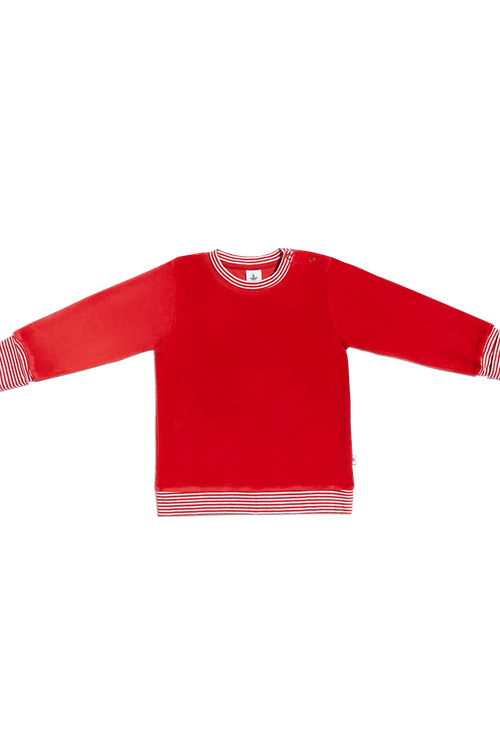 2447 | Kinder Nickyweatshirt - Ziegelrot
