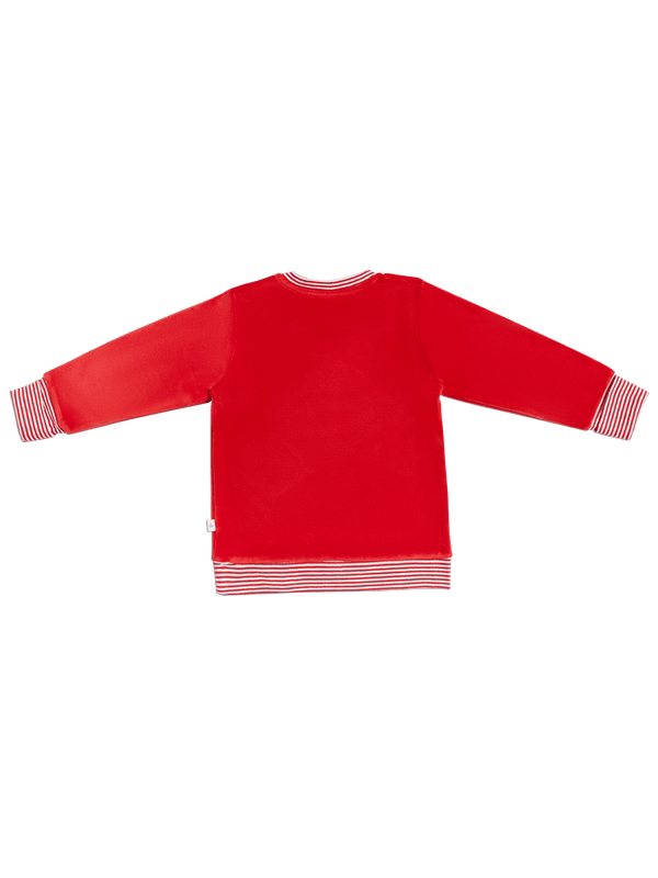 2447 | Baby Velvet Sweatshirt - Brick-Red