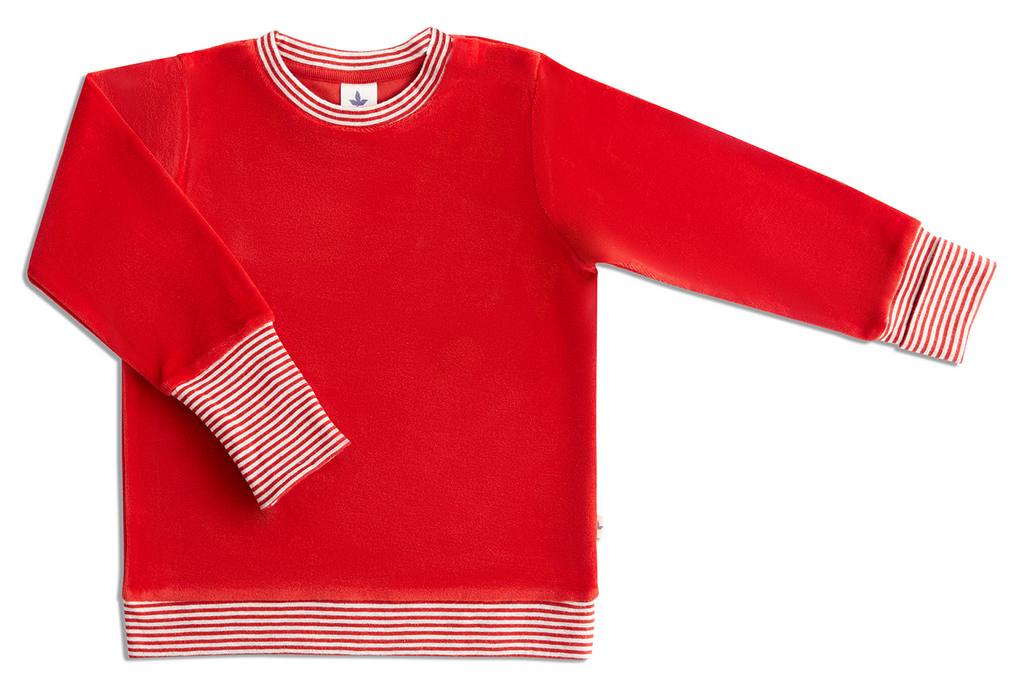 2447 | Kinder Nickysweatshirt - Ziegelrot