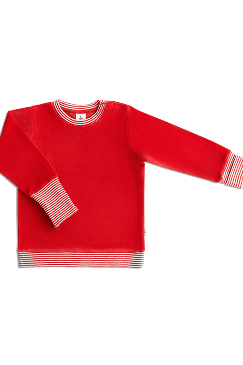 2447 | Kinder Nickyweatshirt - Ziegelrot