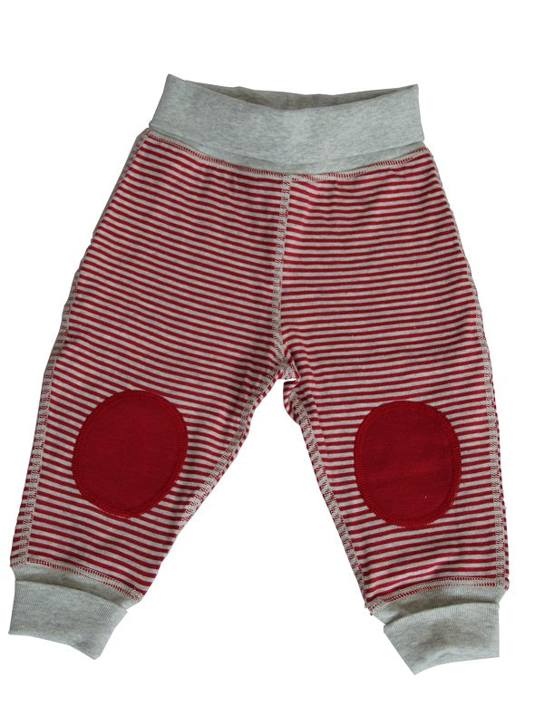 2466 | Baby Reversible Pant - Grey/Brick-Red