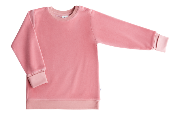 2477 VR | Baby Velvet Sweatshirt - Rosy