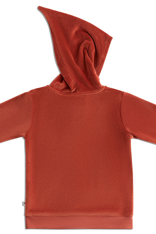 2694 TC | Baby Jacket with pointed hood - Tabasco