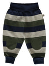 2831 | Baby Jerseyhose - Grün/Navy/Grau