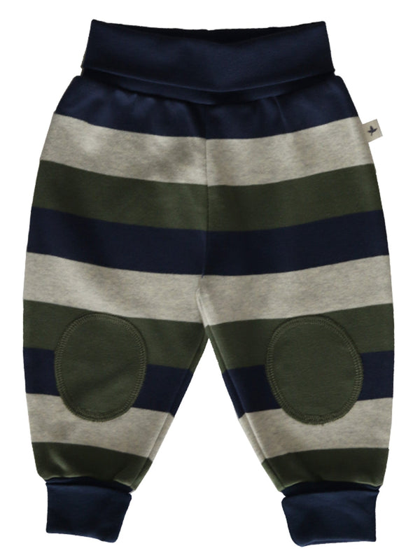 2831 | Baby Jerseypant - Green/Navy/Grey