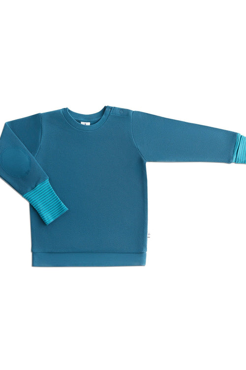 2847 | Baby Piqué-Sweatshirt - Danuvian Blue