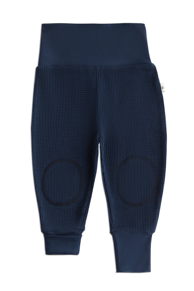 2869 ID | Waffelstrick Babyhose - Indigo