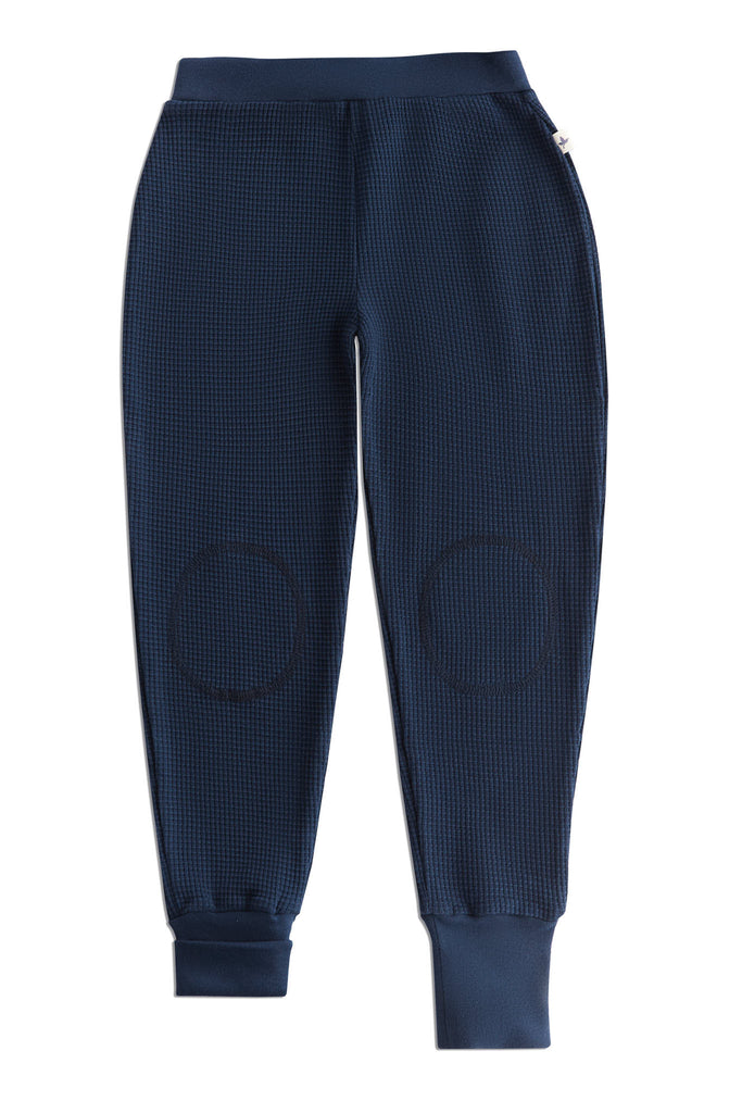 2879 ID | Waffle Knit Kids Pant - Indigo