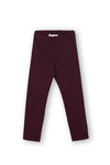 2052 AU | Warme Kinder Jersey Leggings - Aubergine