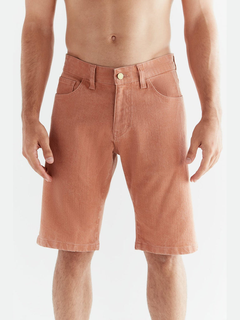 MA3018-514 | Herren Denim Shorts in Ton Waschung - Sunburn