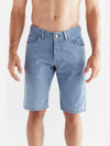 MA3020-352 | Herren Denim Shorts - Light Slate Blue