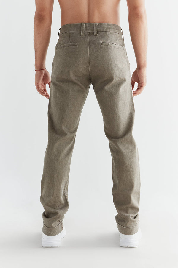 MC1018-395 | Men Denim Shorts in Ton washes - Pebble