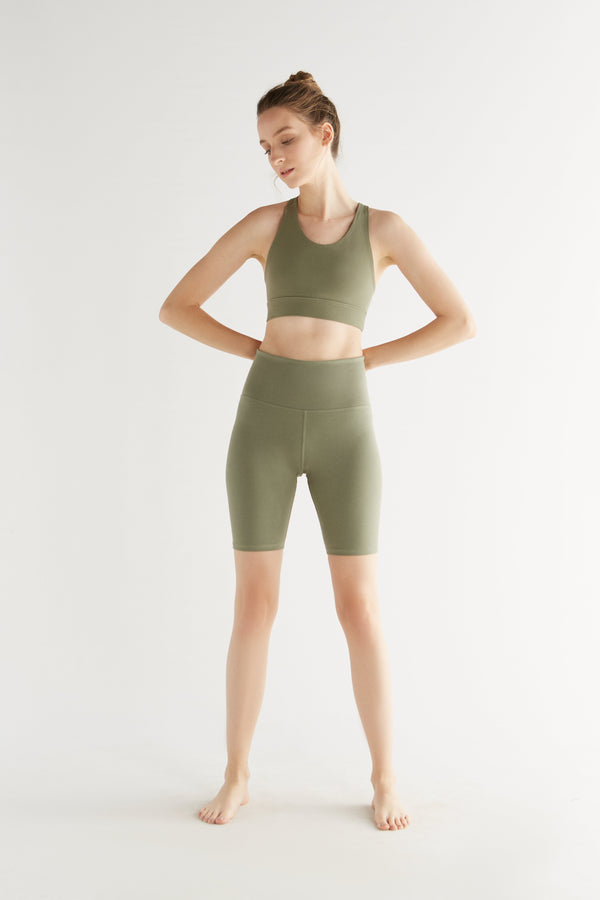 T1202-05 | Women Yoga Top recycled - Light Green