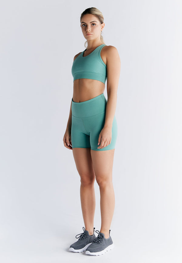 T1202-30 | Damen Yoga Top recycelt - Malachite Green