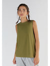 T1211-13 | TENCEL™ Active Damen Top hochgeschlossen - Olive