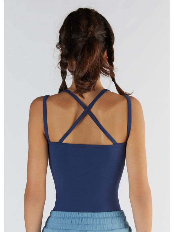 T1212-03 | TENCEL™ Active Women Top with spaghetti straps - Navy