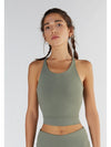 T1220-05 | Damen Crop Top - Light Green