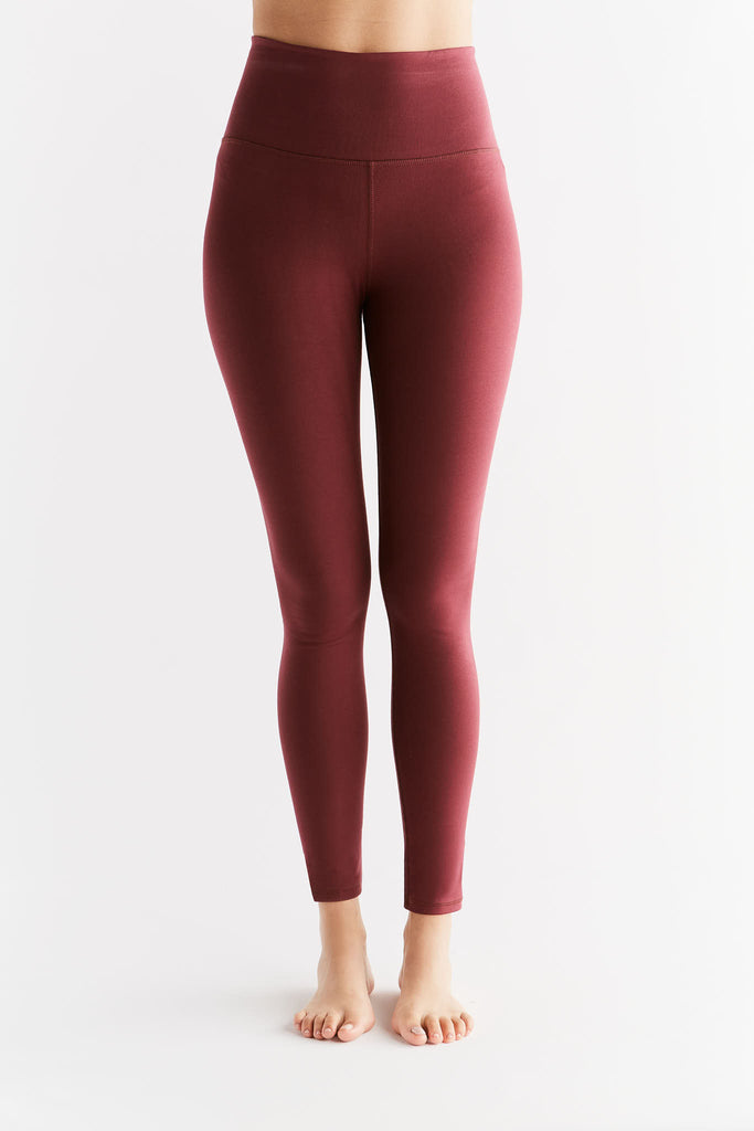 T1300-26 | Women Leggings  recycled - Windsor Wine