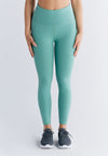 T1310-30 | Damen 7/8 Leggings recycelt - Malachite Green