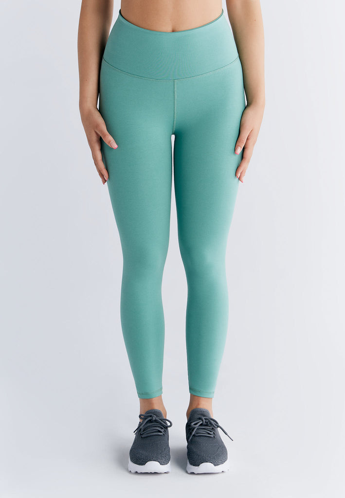 T1310-30 | Women 7/8 Leggings recycled - Malachite Green