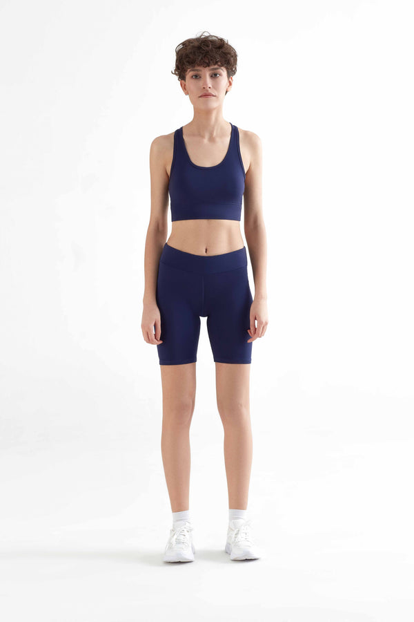 T1330-03 | Women Cycling Tights  recycled - Navy