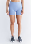 T1332-29 | Damen Fit Mini Shorts - Grapemist