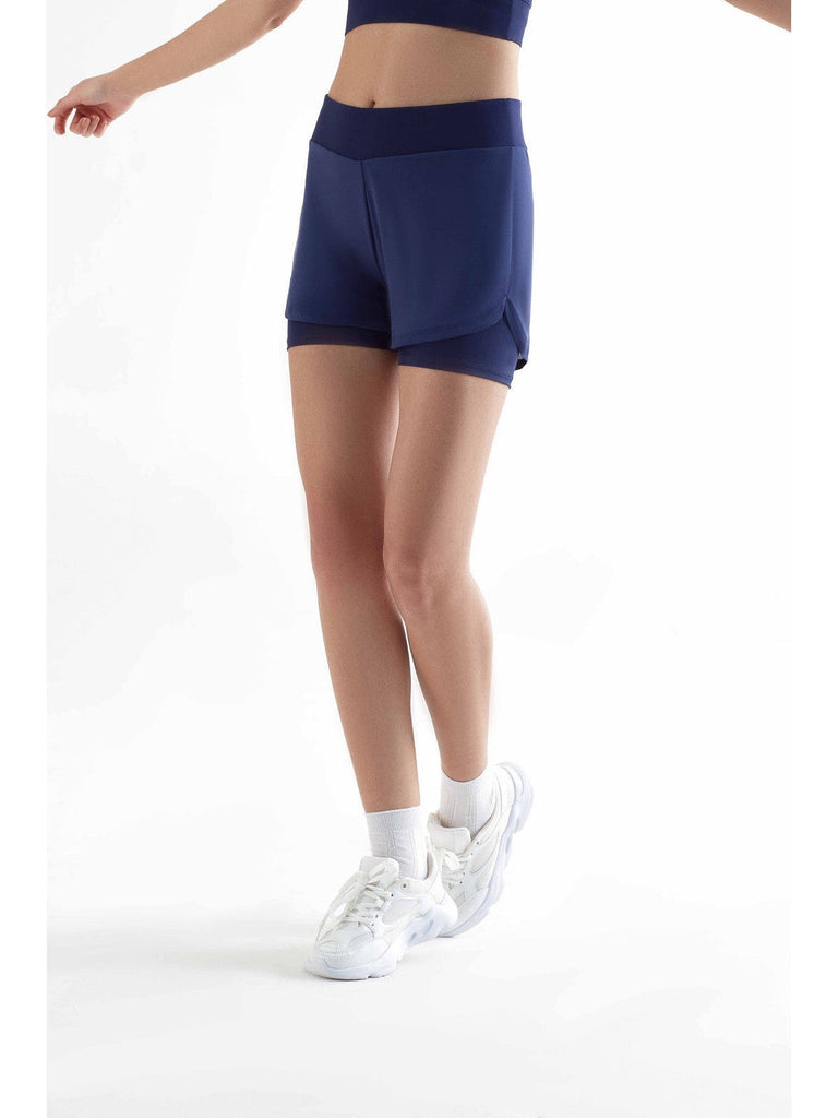 T1340-03 | Women Sport Shorts  recycled - Navy