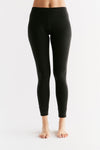 T1399-01 | Damen Warm Leggings  - Black