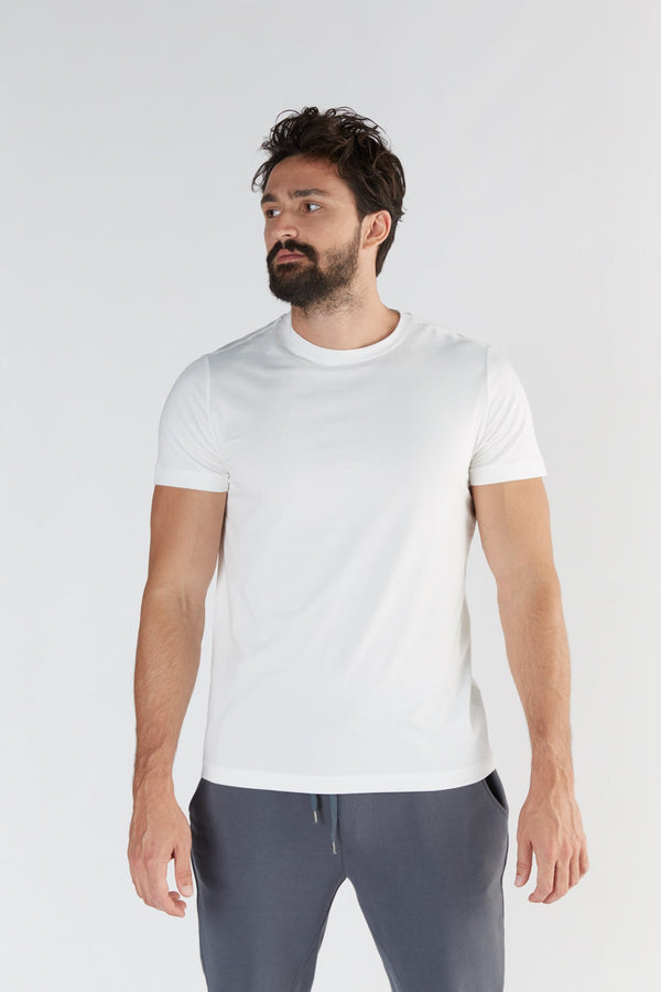 T2100-02 | TENCEL™ Active Men T-Shirt - White