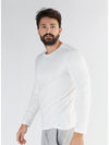 T2110-02 | TENCEL™ Active Herren Langarmshirt - White