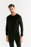 T2112-01 | Herren Warm Langarmshirt - Black