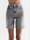 WA3015-163 | Damen Denim Shorts - Iron Gray