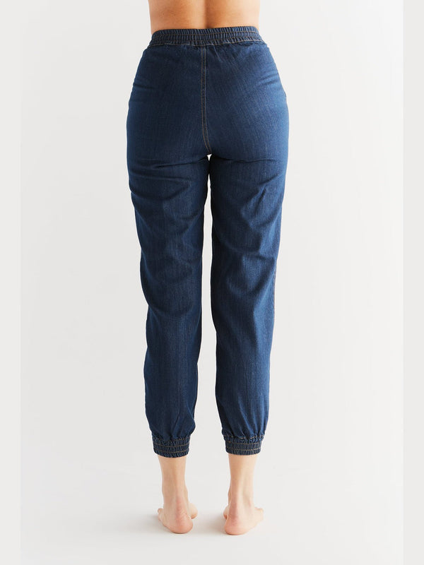 WT1022-218 | Damen Jogger Jeans - Midnight Blue